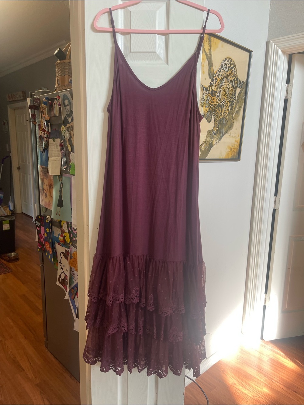 Miss Sister Rose Violet lace slip dress